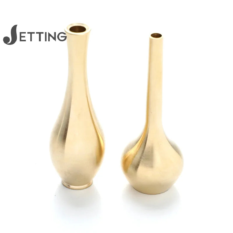 Mini Pure Copper Vase Gold Home Decor Living Room Decoration Antique Vase Tall Vase Unique Flower Vase Nordic Vase