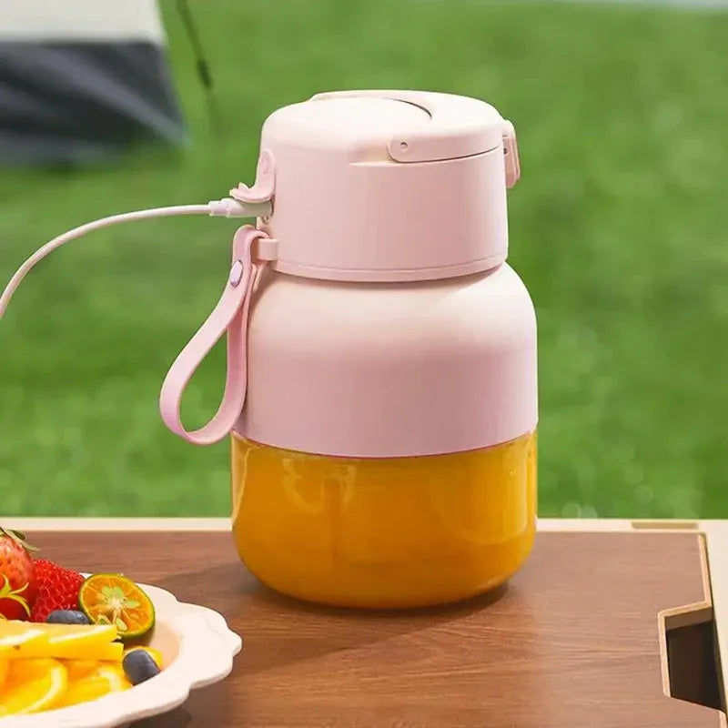 Portable blender juicer cup mini rechargeable handheld direct drinking straw personal smoothie milkshake machine