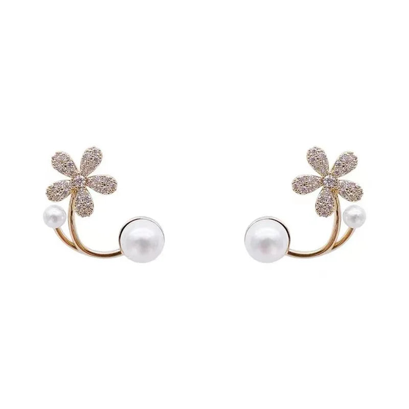 Flower Butterfly Long Tassel Earrings for Women Fashion Personality Cute Summer Daily Accessories Party Jewelry Birthday Gift
