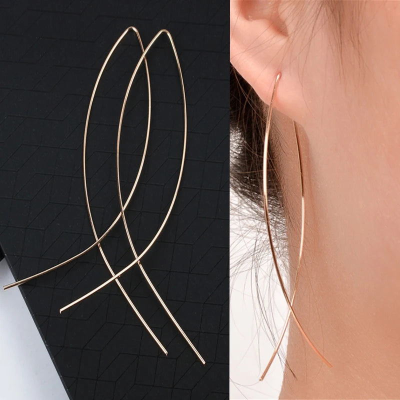 New Fashion Trend Unique Design Geometric Light Luxury Zirconia Rhombus Earrings For Women Jewelry Wedding Party Premium Gifts