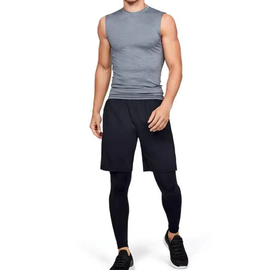 Men Sweatpants with Pocket Quick-dry Men Athletic Pants Stylish Men's Two-piece Sport Pants Quick Dry Fitness for Workout