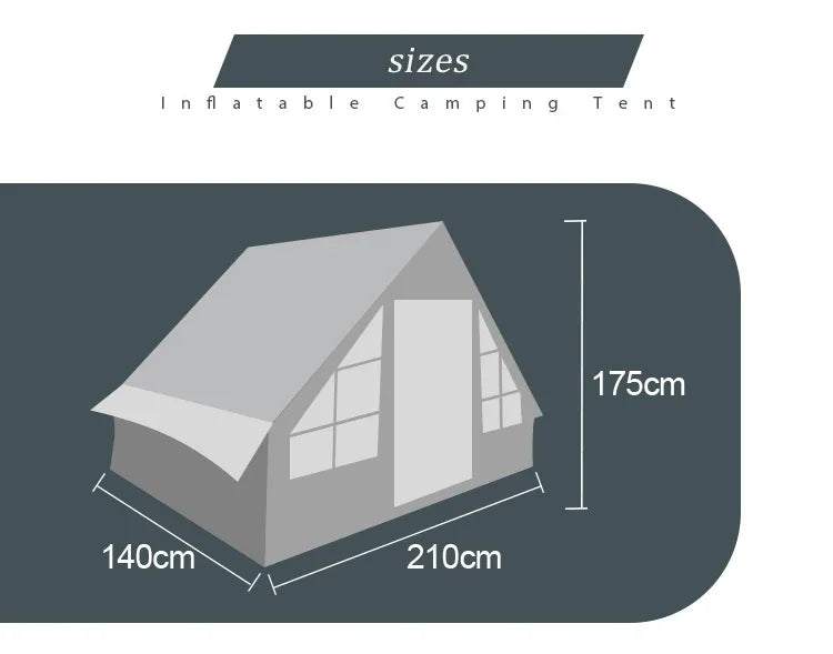 Unistrengh Custom logo and size inflatable event camping dome tents luxury safari tent