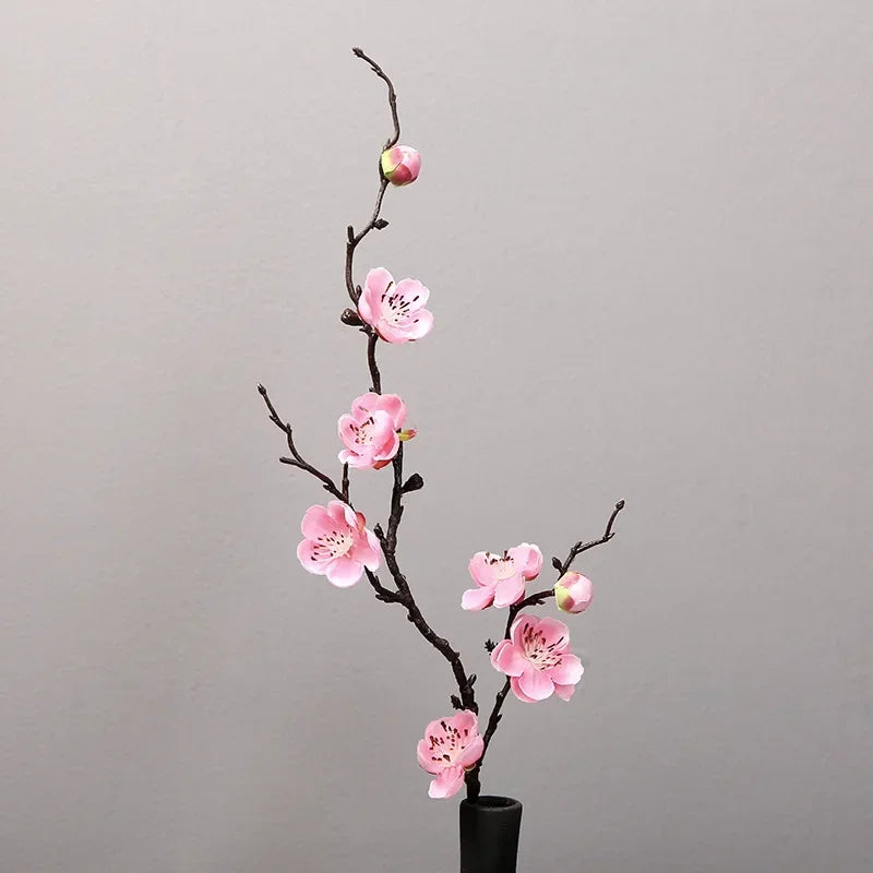 1PC Artificial Flower Branch Simulation Plum Blossoms Flowers Flores Sakura Tree Home Table Living Room Wedding Decoration