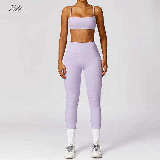 Fitness Tracksuit Women Yoga Set Workout Seamless Sportswear Gym Clothing Sports Bra Top High Waist Leggings Sport Suits