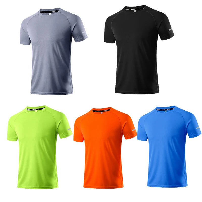 Sport Shirt Men Fitness Tights Quick Dry Running T Shirt Athletic Wear Gym Clothing Sportswear T-Shirts Camiseta Running Hombre