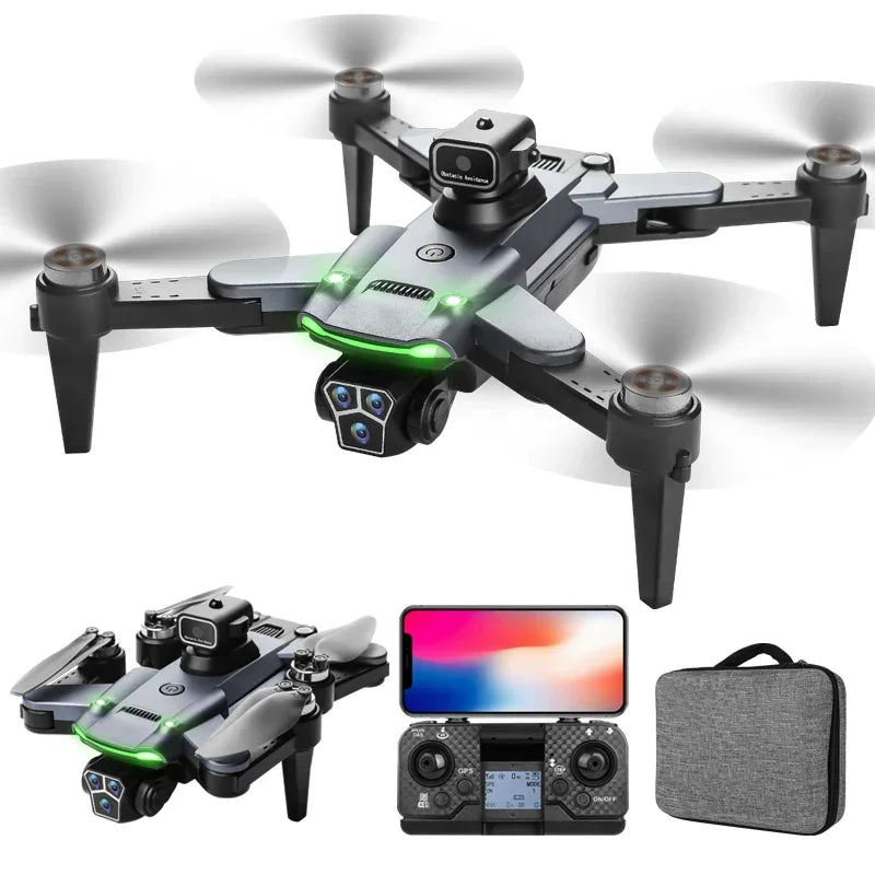 S166PRO/S166GPS Drone Professionnel 8K HD Dual Camera Obstacle Avoidance GPS Aerial Photography Automatic Quadcopter RC Dron Toy