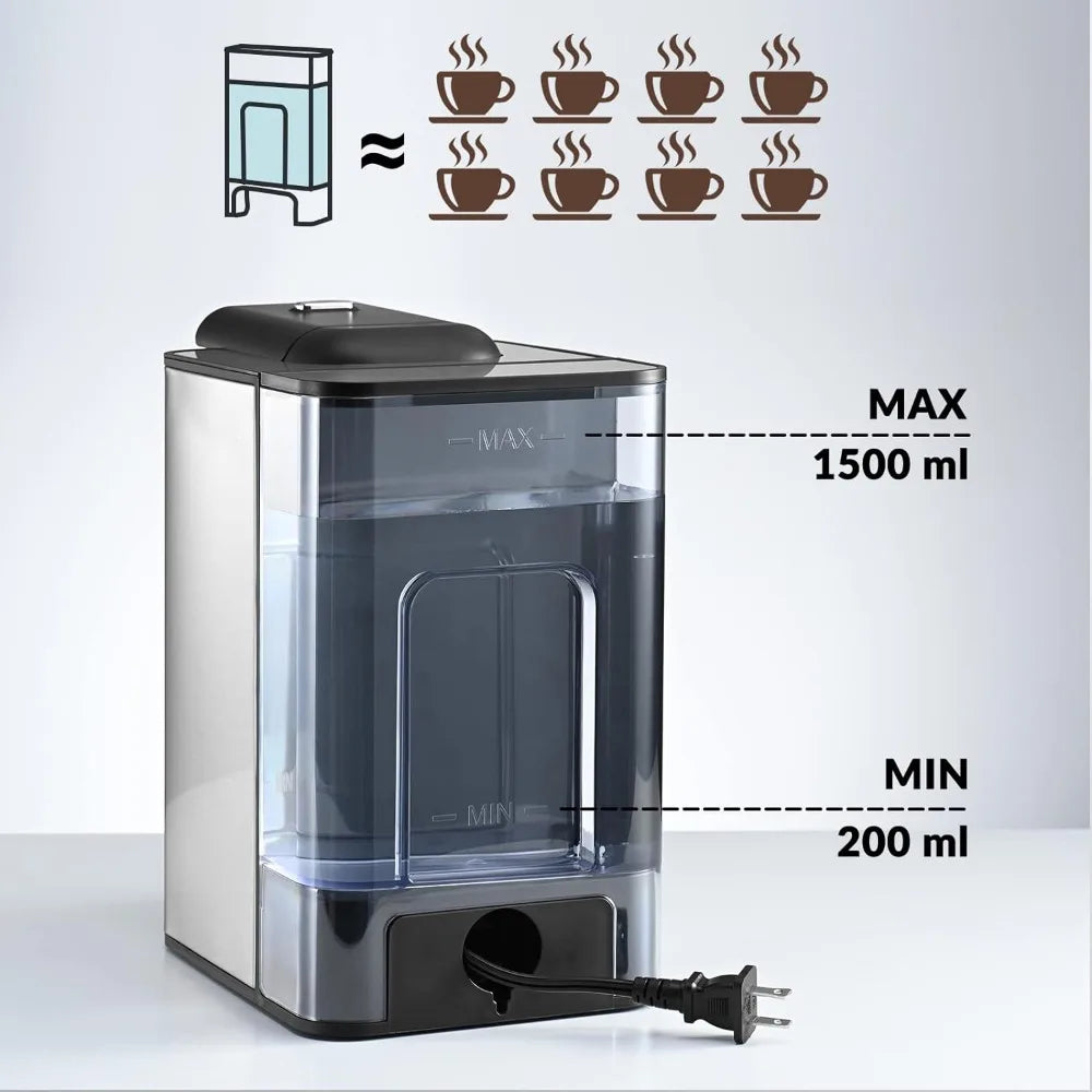 Coffee Maker 3 in 1 Single Serve Coffee Machine, Compatible with K cup Capsules, Instant Coffee Pot