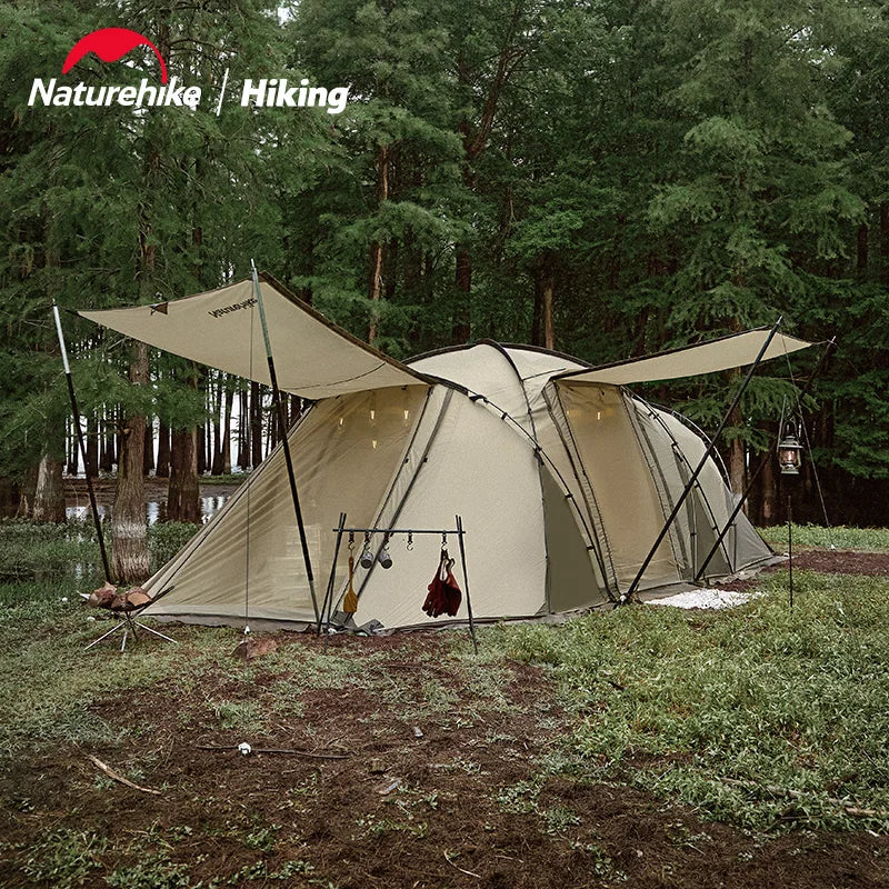 Naturehike Upgraded Aries One Room One Hall Tunnel Tent Leisure Constellation Tent Luxury Camping Tent Outdoor Large Space Tent