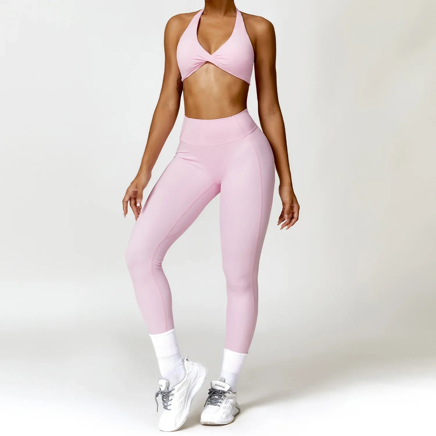 Sportswear 2PCS Women Tracksuit Yoga Set Gym Sport Shorts Sexy Bra Seamless Legging Workout Running Gym Clothing Athletic Wear