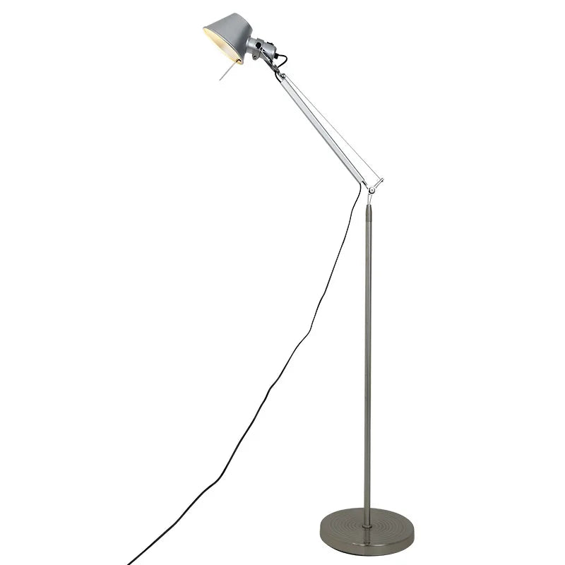 Silver Retro LED Floor light Nordic Adjustable Floor Lamp for Bedroom Living Room hotel office Designer floor lamp