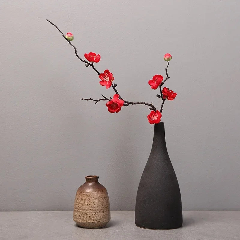 1PC Artificial Flower Branch Simulation Plum Blossoms Flowers Flores Sakura Tree Home Table Living Room Wedding Decoration