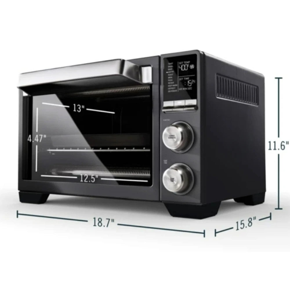 Quartz Heat Countertop Toaster Oven, Stainless Steel, Extra-Large Capacity