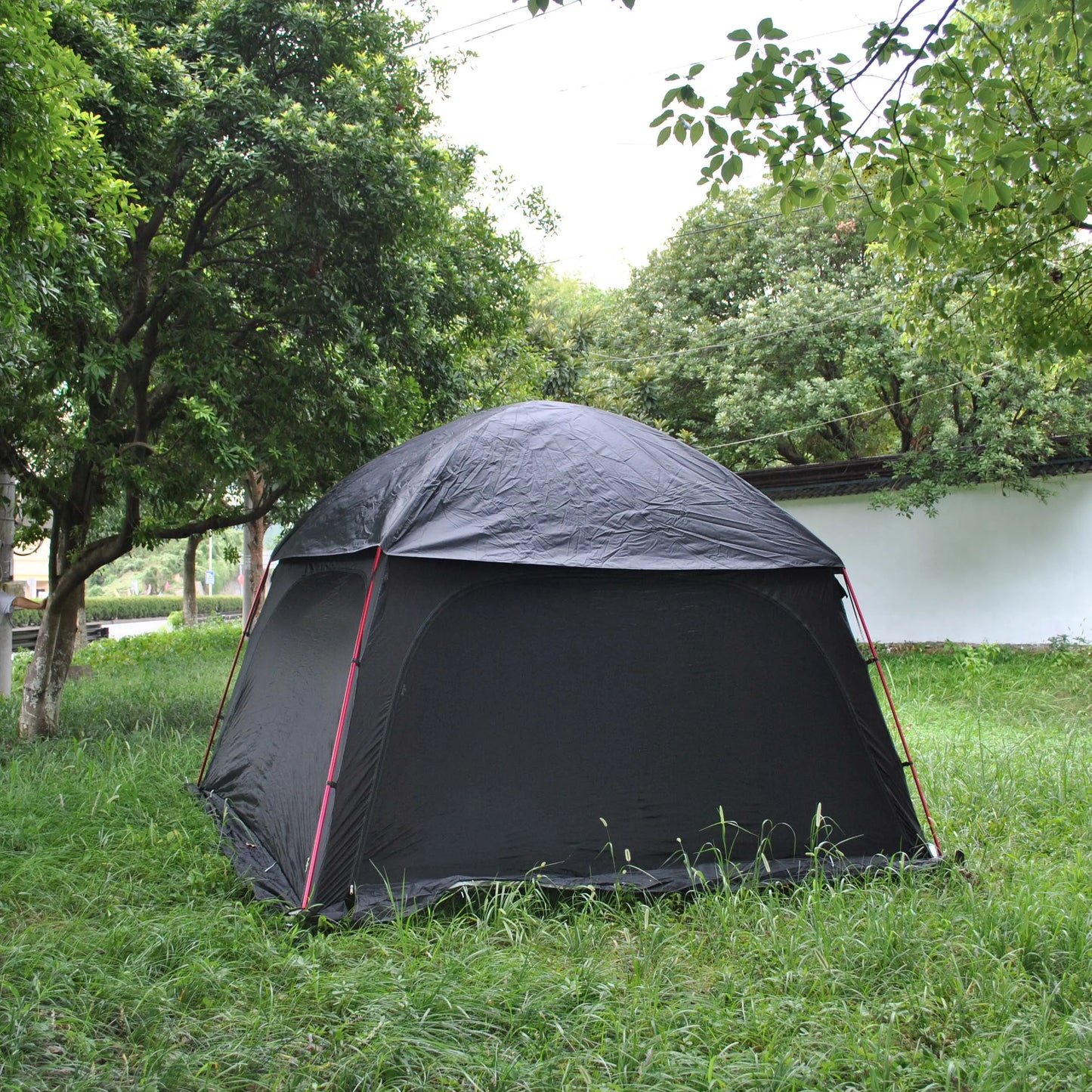 High Quality Luxury Dome Tent for Family, 6 Person Glamping Tent, Big Dome Temt with 4 Doors