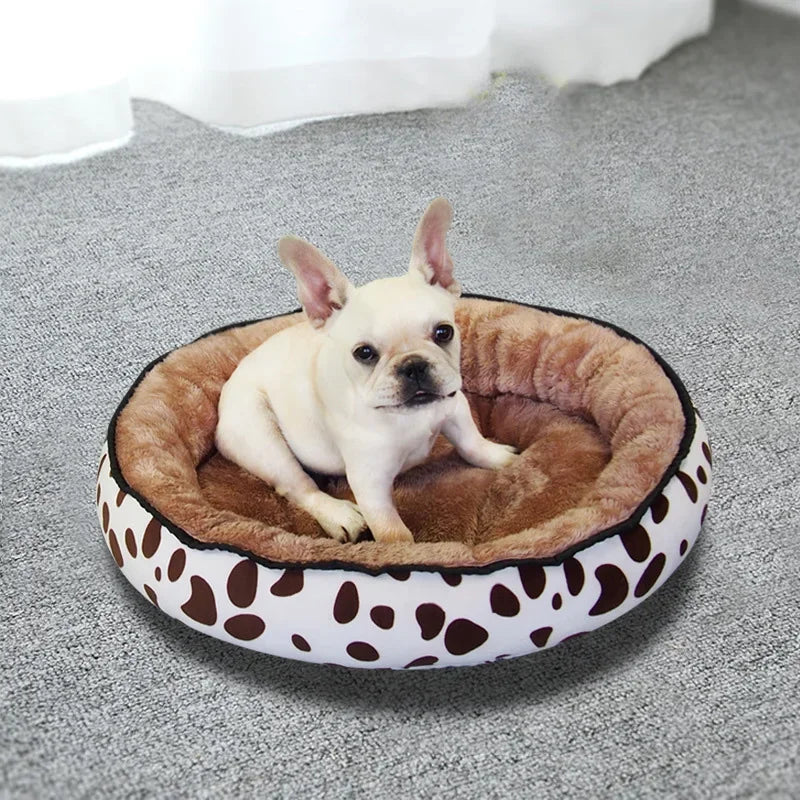 Round Dog Beds Sleeping Mat Soft Warm Kennel Bed Cushion for Small Medium Large Dog House Pad Pet Supplies cama para perro