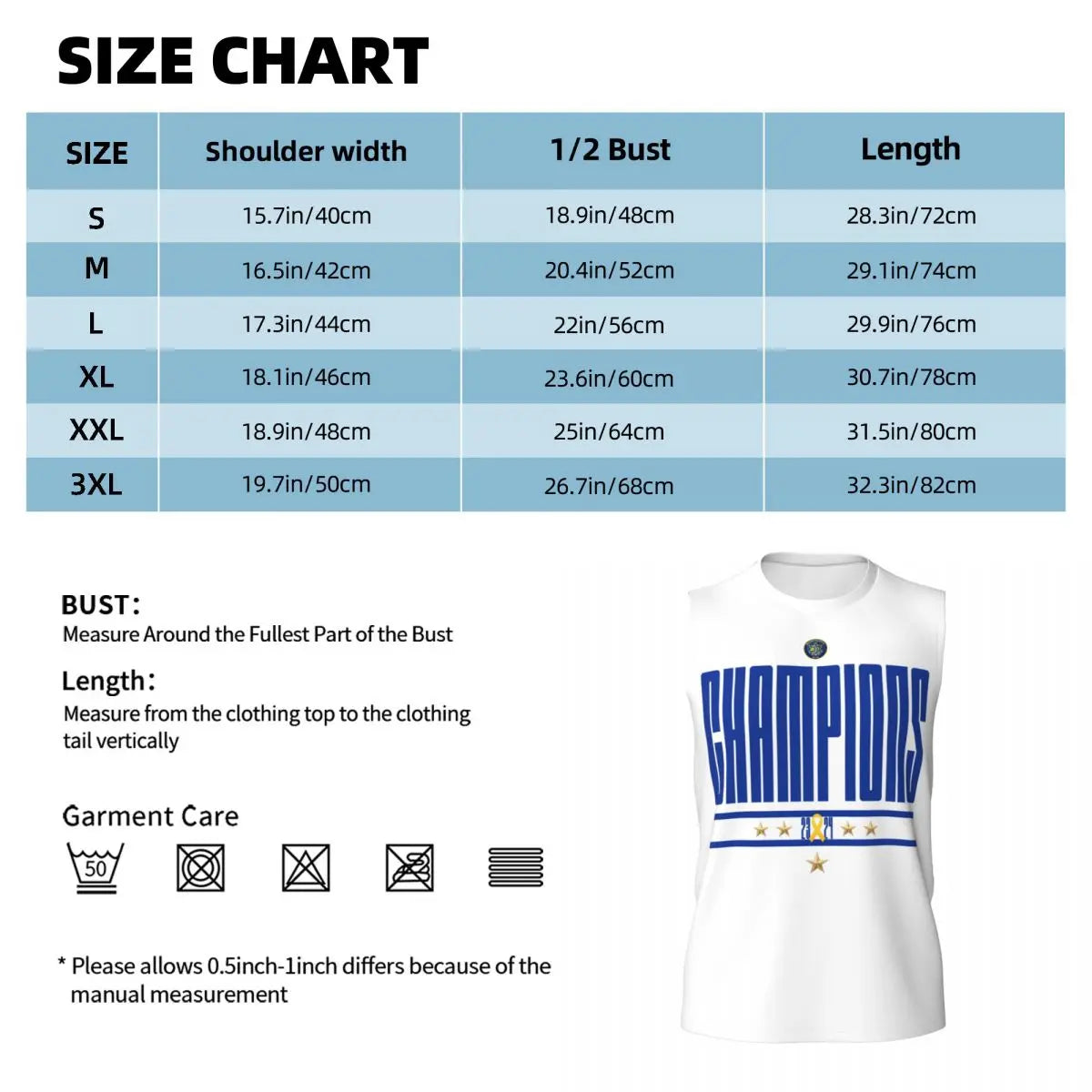 Maccabi Tel Aviv Champions Athletic Men's Hd Print Cotton Tank Top Muscle Tee Sleeveless T-Shirt Tagless Tank Undershirt