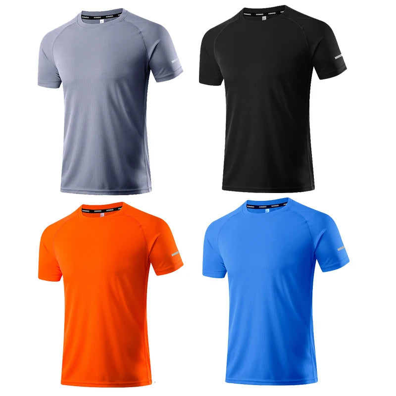 Sport Shirt Men Fitness Tights Quick Dry Running T Shirt Athletic Wear Gym Clothing Sportswear T-Shirts Camiseta Running Hombre