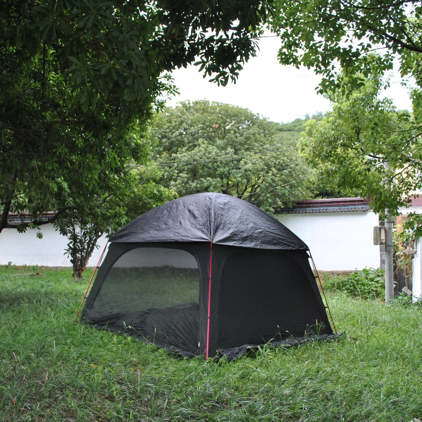 High Quality Luxury Dome Tent for Family, 6 Person Glamping Tent, Big Dome Temt with 4 Doors