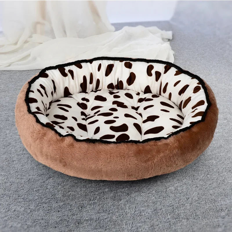 Round Dog Beds Sleeping Mat Soft Warm Kennel Bed Cushion for Small Medium Large Dog House Pad Pet Supplies cama para perro