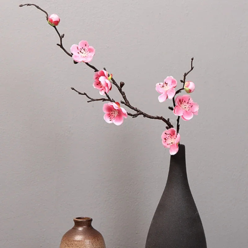 1PC Artificial Flower Branch Simulation Plum Blossoms Flowers Flores Sakura Tree Home Table Living Room Wedding Decoration