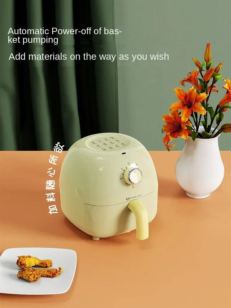 Pandajojo mini air fryer 2L home dormitory low-power oven fully automatic oil-free electric frying in one airfryer machine