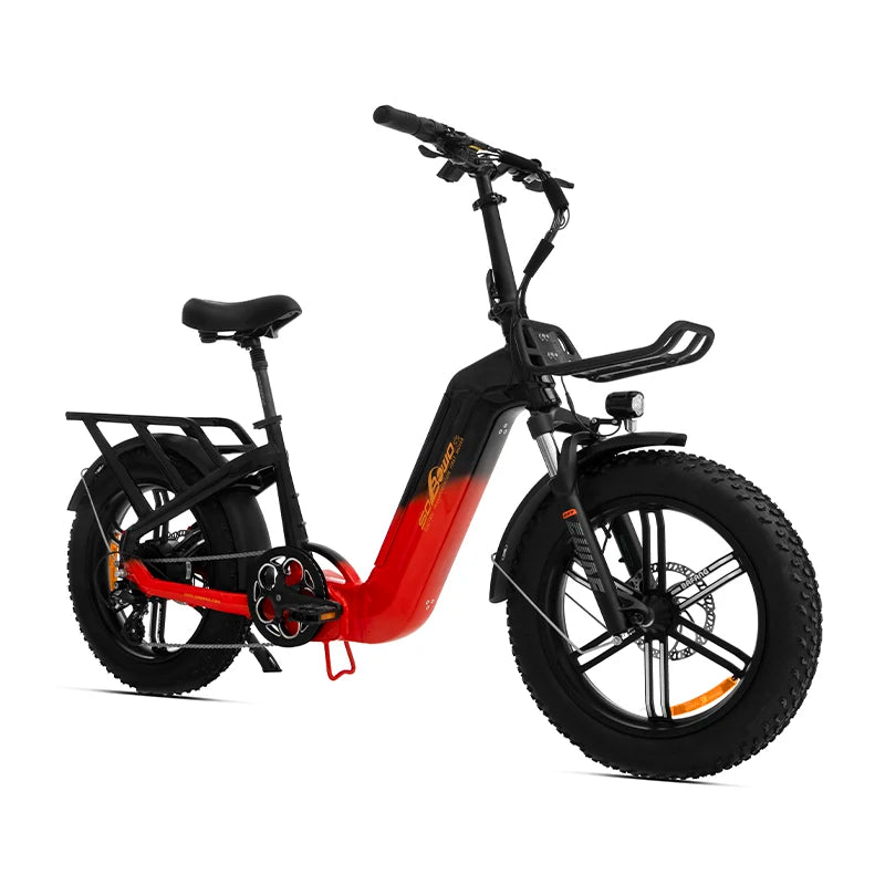 Petite friendly fat tire e city foldable bike 48v torque sensor ebike 1000w 80NM stepper by kenda folding electric bike