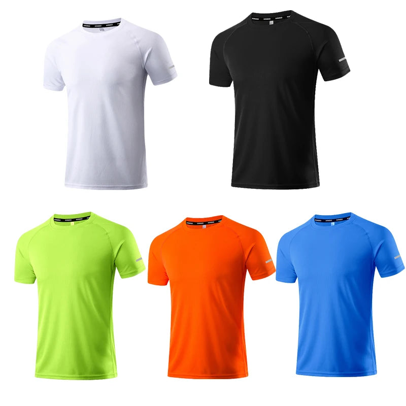 Sport Shirt Men Fitness Tights Quick Dry Running T Shirt Athletic Wear Gym Clothing Sportswear T-Shirts Camiseta Running Hombre