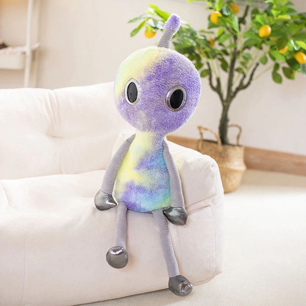 38CM Big Eyes Alien Plush Cute Cute Funny Alien Decoration Sleeping Pillow Doll To Give Friends Creative Gifts