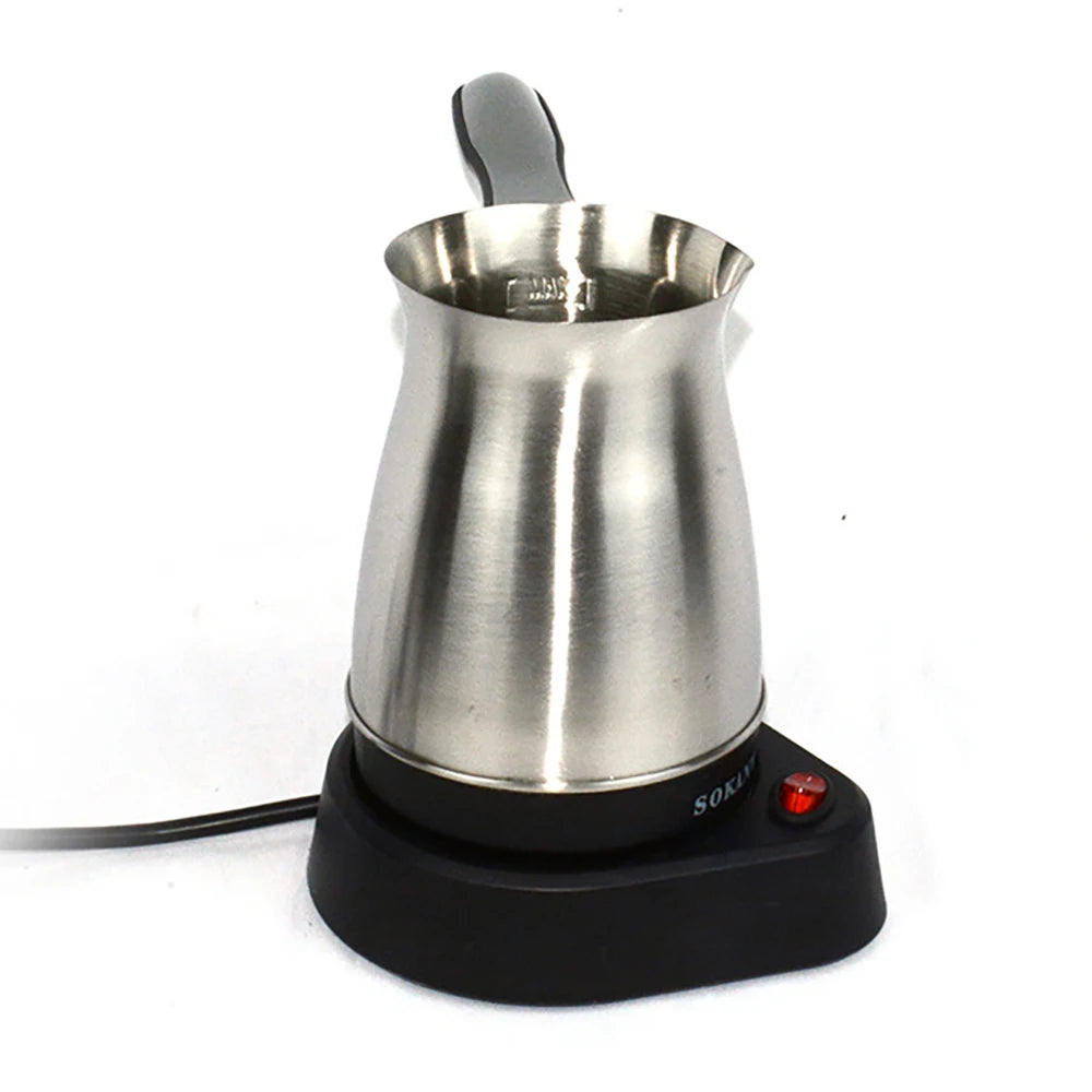 Portable Coffee Machine Electric Turkish Greek Coffee Maker Stainless Steel Machine Moka Pot Coffee Maker