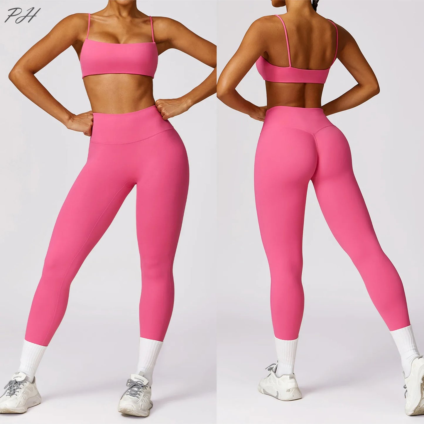 Fitness Tracksuit Women Yoga Set Workout Seamless Sportswear Gym Clothing Sports Bra Top High Waist Leggings Sport Suits