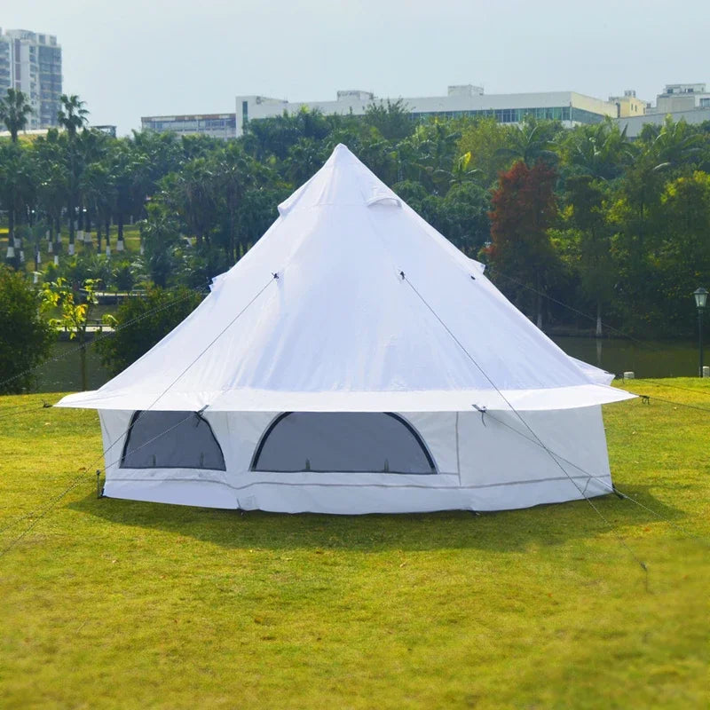 OEM Portable High Density Mesh Luxury Waterproof Tent Family 4 Season Outdoor Glamping Yurt Tent Camping Tent Wholesale